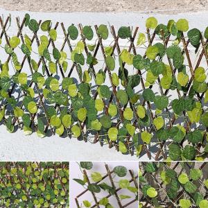 조화 나뭇잎 담장 울타리 가림막 사생활 보호 펜스 마당 베란다 장식 인조 식물