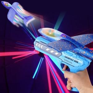 에어글라이더 LED 스티로폼 비행기 어린이 슈팅건 장난감