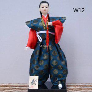 일본 사무라이 인형 닌자 남자 기모노 게이샤 아름다운 새 집 장식 생일 선물 30cm