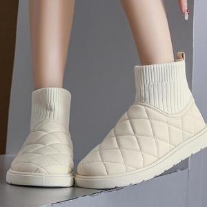 [GI38343]여성신발 패딩부츠 겨울신발 따뜻한 여자신발