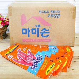 고무장갑 미니 S 핑크 100켤레(BOX)