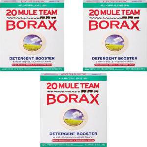 Borax 20 팀 클리너 세탁물 얼룩 제거제(3개입)  세탁 부스터 세제