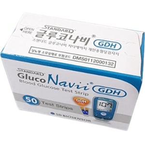 에스디바이오센서 개인용혈당검사지 STANDARD GlucoNavii GDH Blood Glucose Test Strip (01GS30)입