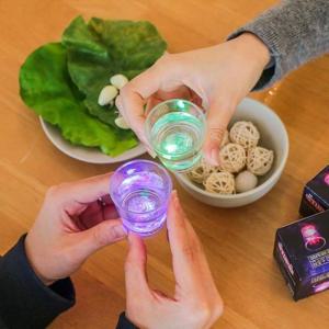 [세븐제이스][G3NO5PR]LED 불빛 소주잔 술잔 컵 잔  홈 캠핑용 용품 (13479427)