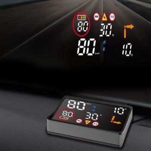 차량용 HUD 4인치 헤드업디스플레이 1p 자동차 티맵연동 속도계 GPS 전차종