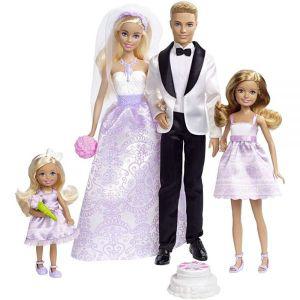 바비 Barbie 신랑 신부 인형 스테이시 첼시 웨딩 세트 액세서리 포함