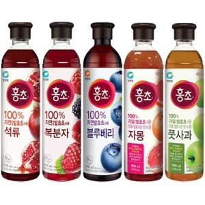 대상 청정원 홍초 900ml/석류/복분자/블루베리/자몽/풋사과
