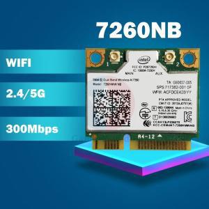 [기타보안용품] 무선 와이파이 카드, 인텔 7260HMW 7260 NB 미니 PCI-E 300Mbps 802.11N 2.4G/5Ghz 노트북