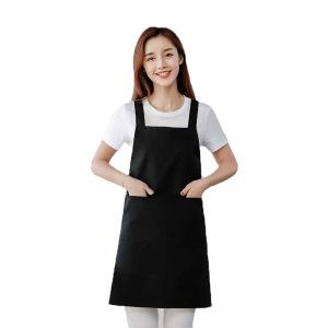 [테릴렌 고급 소재] H형 민자 앞치마 식당 주방 앞치마