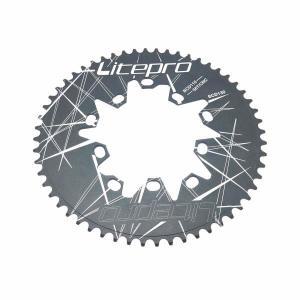 자전거 로터 Litepro-타원형 더블 BCD 110/130MM 체인 링 접이식 자전거 54/56/58T 크랭크 세트 도발 드라