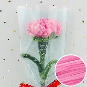 [텐바이텐] 모루 카네이션 꽃 한송이 만들기 - 분홍색