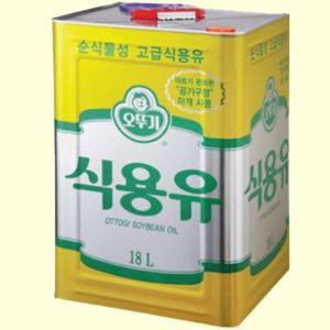 오뚜기 콩 식용유 18L 대두유 콩기름 업소용 대용량