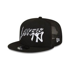 뉴에라 60287433 남자 스냅백 볼캡 모자 MLB 뉴욕양키스 950 TRUCK 블랙