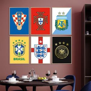 축구 국가대표 앰블럼 상징 포스터 장식 레스토랑 카페 매장