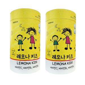 경남) 레모나 키즈 100정 x 2통 (200정) 비타민C/B2/B6 함유