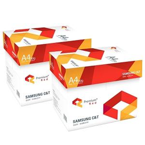 [삼성카피]삼성복사용지 A4 (80g) 레드 2BOX 5000매