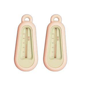[오너클랜]체온계 물온도계 목욕 물온계 탕온도계 아기 핑크 2개