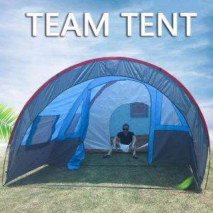 티피 돔쉘터 캠핑 면텐트 에어 텐트 대형 멀티플레이어 팀 방수 캔버스 유리 섬유 가족 파티 등산 터널 5-8