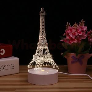 인테리어 모던한 에펠탑 LED 무드등 생일선물 선물용 수면등_MC