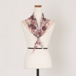 [샵앤] 플라워 국산 여성 삼각이중 패션 스카프 머플러 DRN-WSC-0712-핑크