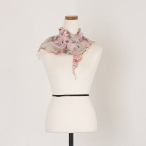 [샵앤] 데코 국산 여성 봄 삼각이중 패션 스카프 머플러 DRN-WSC-0711-핑크