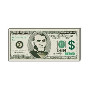 [오너클랜]머니건메세지지폐-100달러지폐(100장)
