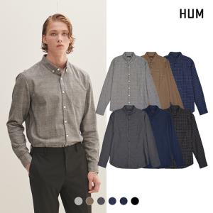 [HUM][HUM]남) 플란넬 체크 셔츠(FHOFCSL102P)