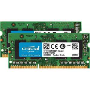 Crucial 크루셜 RAM 16GB 키트 (2x8GB) DDR3 1600 MHz CL11 노트북 메모리 CT2KIT102464BF160B