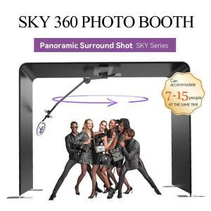 스카이 360 사진 부스 무료 맞춤형 로고 오버헤드 360 비디오 사진 부스 소음 0 비행 케이스 포함 웨딩 파