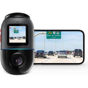70mai Dash Cam Omni 360도 회전 나이트 비전 빌트인 128GB 내장 타임랩스 24H 주차모드 AI모션 감지 1080P