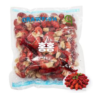 홍홍 중국식품 중국민물가재꼬리(파랑색) 마라룽샤 룽샤웨이 민물가재 꼬리 자숙 해산물