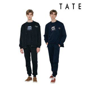 [TATE] 테이트 23FW 남성 리얼 웜 바시티 기모 셋업 3PCS (자켓 + 티셔츠+ 팬츠)