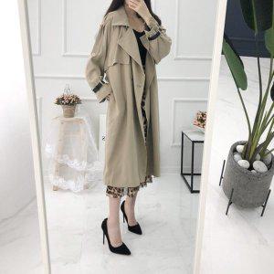[신세계라이브쇼핑][옷자락] 여자 간절기 아우터 클래식 트렌치 코트
