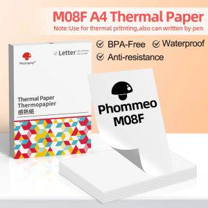 Phomemo-A4 감열지, 다목적 프린팅 용지, Phomemo M08F 및 Brother PJ762 PJ763MFi 호환