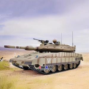 Henglong 3958 이스라엘 Merkava Mk Iv 메인 배틀 모델 탱크 리모컨 1/16 금속 트랙 오프로드 RC카 어린이