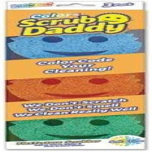Scrub Daddy - 플렉스 텍스처가 있는 스크래치 프리 컬러 스폰지(4팩) 총 12건