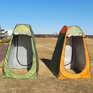 KFP 원터치 양문형 다용도 텐트/샤워용 야외 탈의실 낚시좌대 야외행사 1인용 텐트