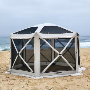 오드모르 육각텐트 쉘터 차박 도킹 텐트 돔 천장개방 그늘막 대형 모기장 쉘터