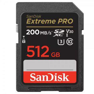 [제이큐]SanDisk sd카드 Extreme PRO SD UHS-I 메모리카드 512GB