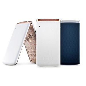 LG 스마트폴더 X100 하드 투명 폴더폰 케이스