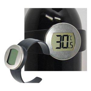 와인병온도계 온도 측정기 시계 와인 도구 전자 LCD