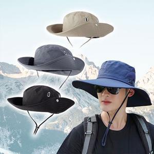 고급 소재  사파리 등산 모자 메쉬 소재 캠핑 모자