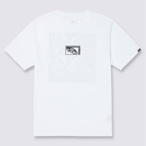  반스   갤러리아  (공용) 오버스티뮬레이티드 스케이트 GFX 반팔 티셔츠 흰색 VN000GQJWLK  광교 