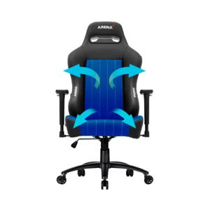  제닉스   롯데백화점   제닉스  제닉스 NEW ARENA-X ZERO AIR BLACK Chair 게임용 게이밍 컴퓨터 의자