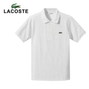 (100%정품) 라코스테 폴로 반팔티 화이트 남자 스포츠 티셔츠 카라티 L1230-001