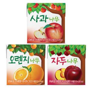  서울우유  서울우유 사과 오렌지 자두나무 150ml  24입 모음전