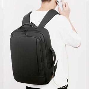 (브랜드정품) 레네 남자 직장인 학생 비즈니스 여행 USB장착 방수 백팩 가방