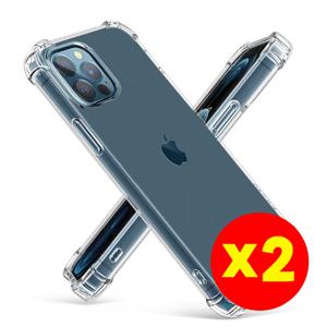 1+1 에어쿠션 투명 범퍼 젤리케이스 1.5mm 아이폰15 14 13 12 11 프로 맥스 미니 플러스