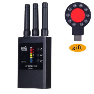 G638 전문 안티 스파이 RF 신호 감지기 버그 GSM 오디오 신호 무선 숨겨진 카메라 청취 장치, GPS 트래커 감지