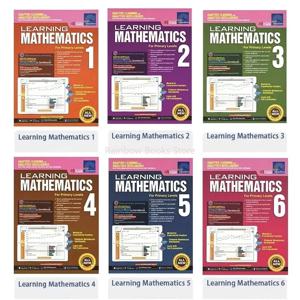학생용 수학 학습 SAP 북, 1-6 학년 어린이 수학 책, 싱가포르 초등 학교 수학 교과서